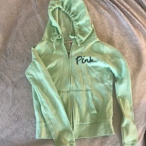 PINK zip up hoodie
